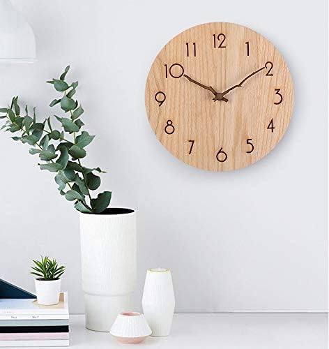 Black walnut wooden clock hands with copper bushing
