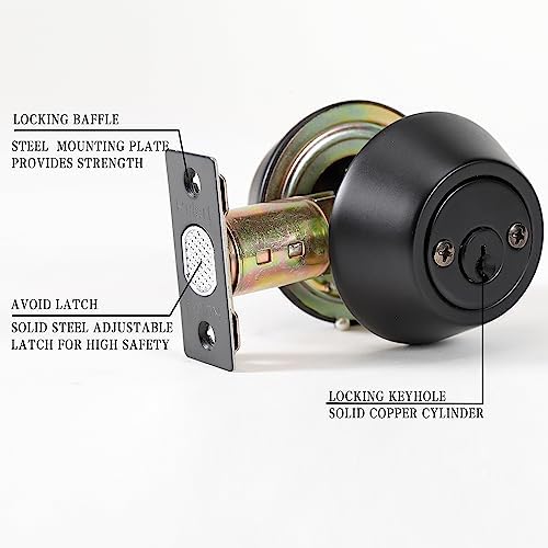 Double-Keued Deadbolt Lock