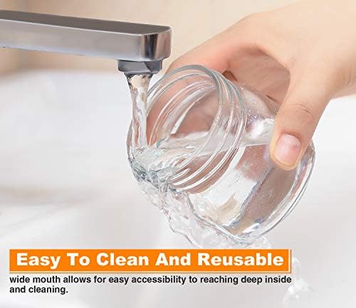 Indispensable Mason Jars - Small 8oz Canning Jars wSilver Lids