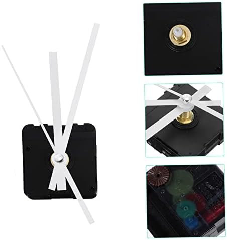 Angoily - Replacement Wall Clock Movement White Plastic Large Digital Clock with Silently Chimes