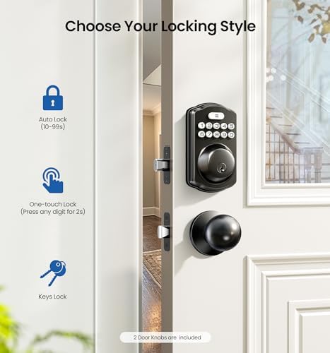 Smart Keyless Entry Door Lock with Built-in Keypad