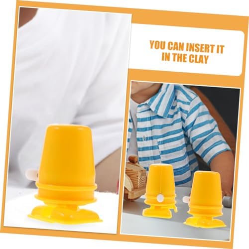 Hohopeti Wind-Up Toy MovementEight-Piece Plastic Clock Accessories for Kids