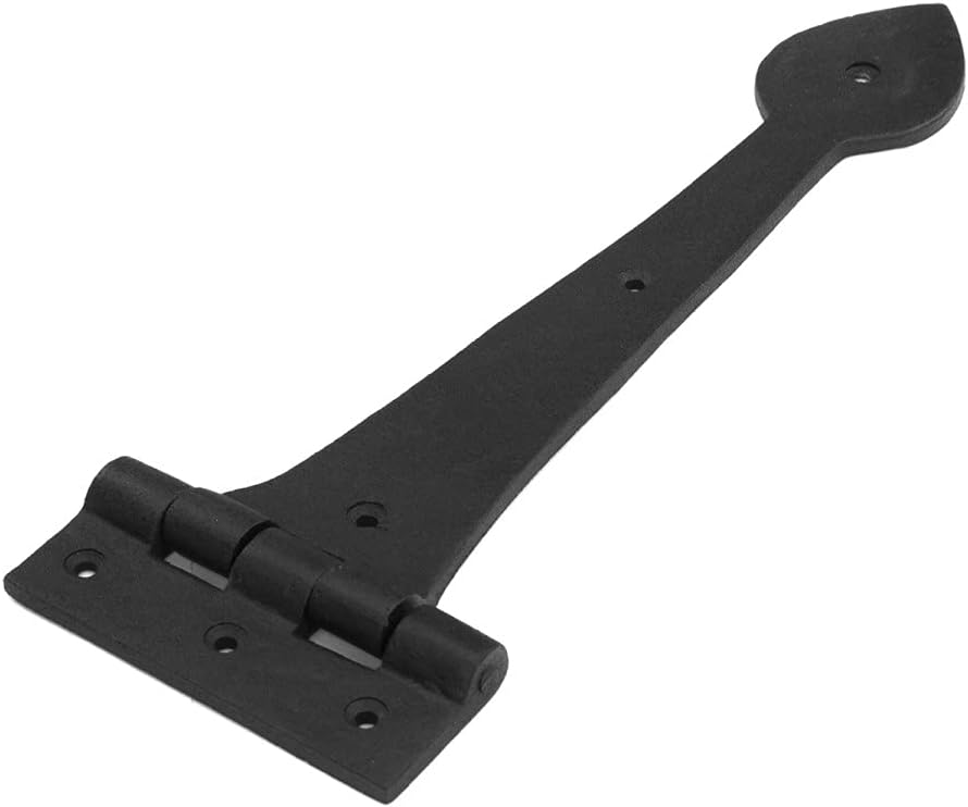 Durability You Can Trust Black Wrought Iron Hinges