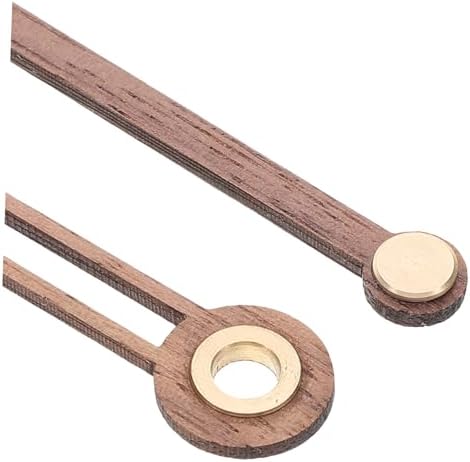 DOITool 5-Set walnut clock hands kit for DIY wall clock repair