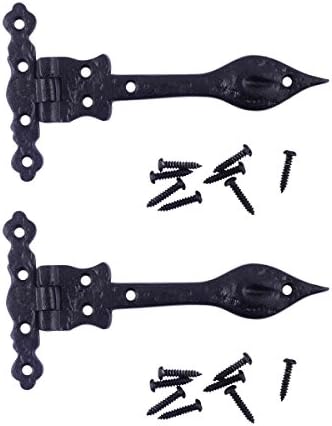 Welcome to Home Smooth Operation 6-Inch Painted Wrought Iron Door Hinges