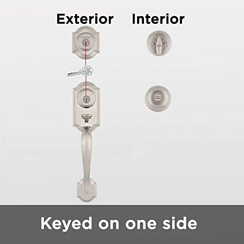Kwikset Front Door Handle Set with SmartKey Deadbolt Set