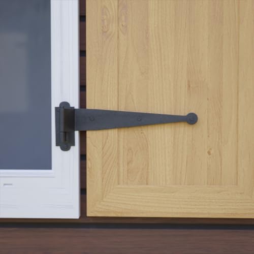 Black Offset Strap Hinges for Shutter 11