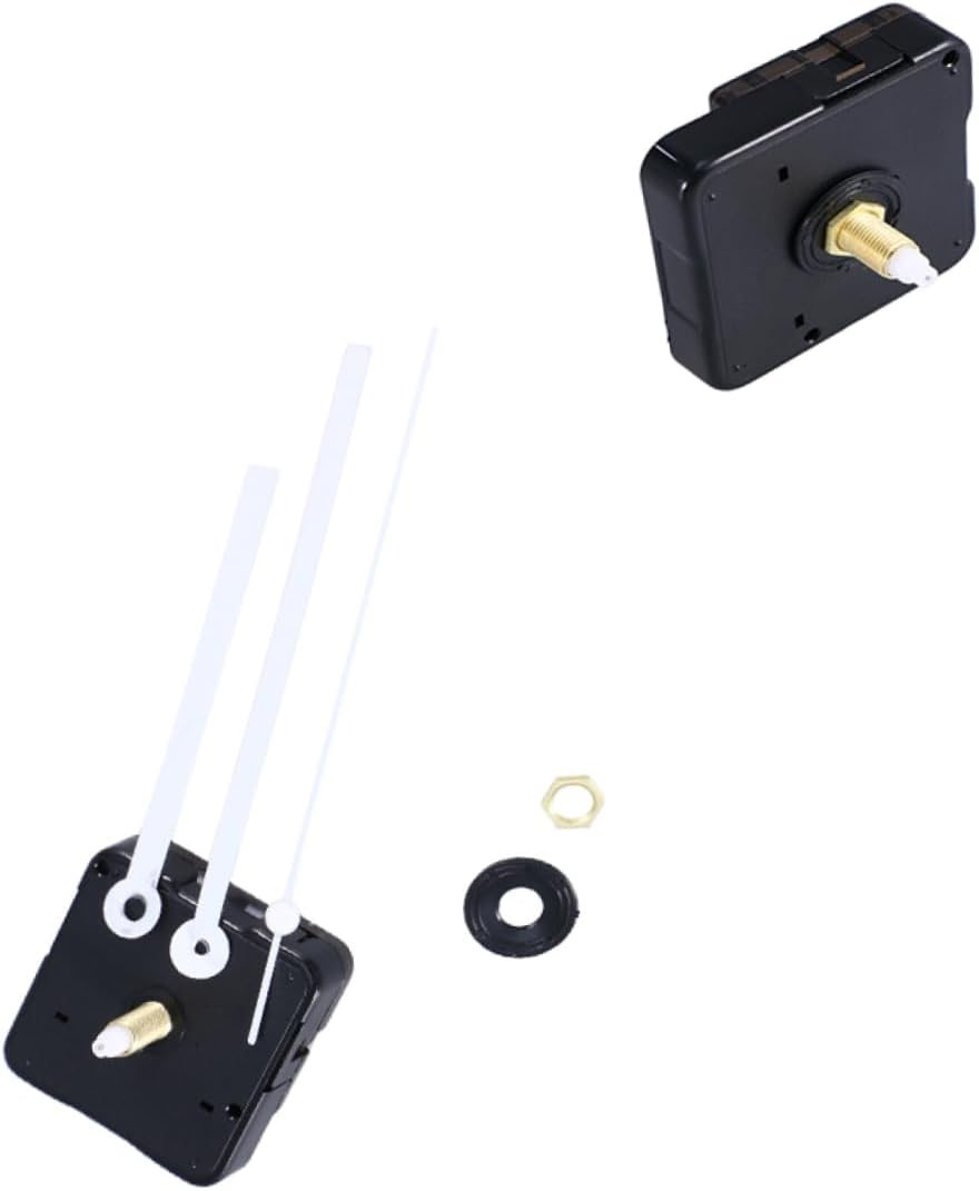 VOSAREA Black Clock Movement Kit
