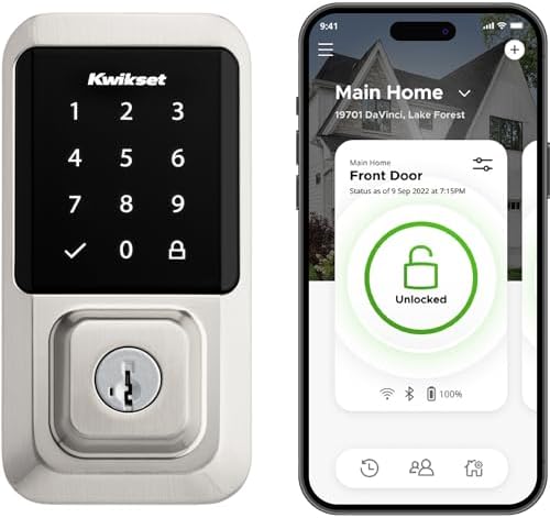 Kwikset Halo Wi-Fi Smart Lock Keyless Entry Smart Security