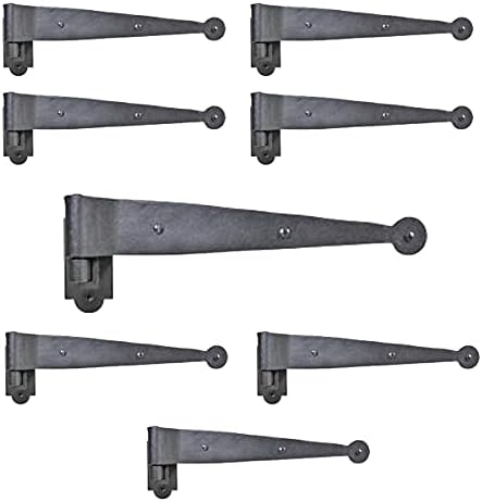 Black Offset Strap Hinges for Shutter 11