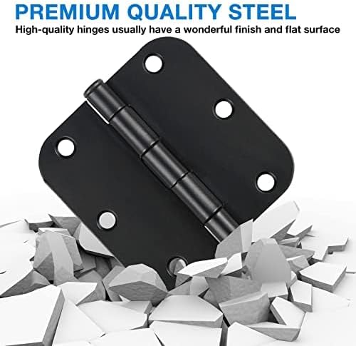 Matte Black Door Hinges 35-inch