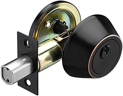 Versatile Door Handle Set - Reversible LeftRight Oil Rubbed Bronze Compact Design