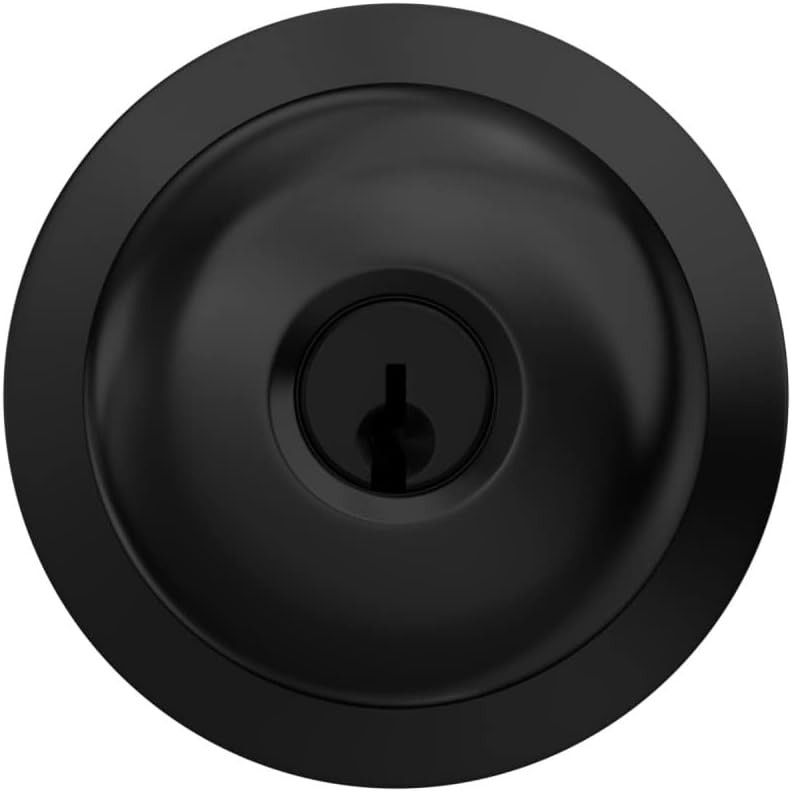 Reliable Schlage Door Knob - Keyed Entry Lock Matte Black