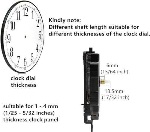 Original Youngtown 12888 Pendulum Clock Movement with 3 Sets of Hands