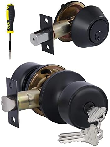 Secure and Modern Entry Door Set