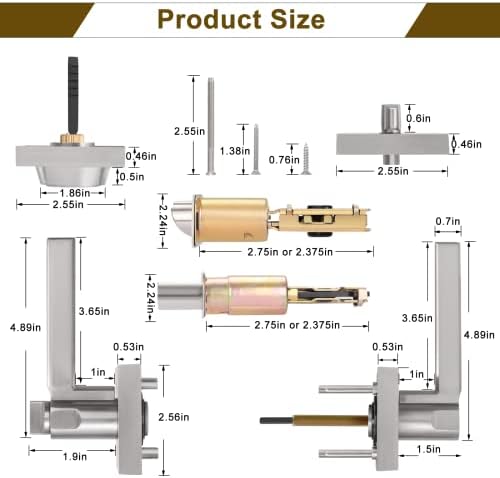HOSOM Modern Door Lock Set