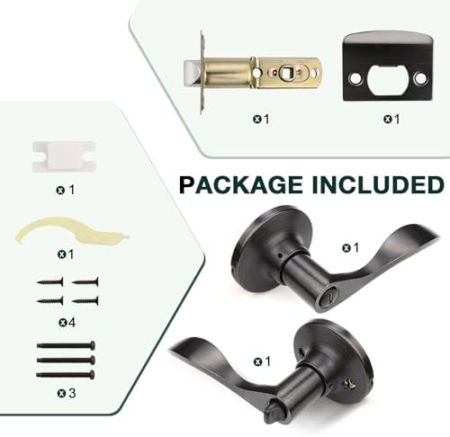 Privacy Door Handles Set
