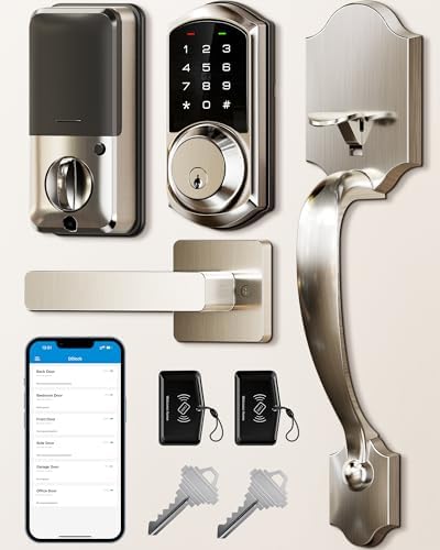 Veise Smart Front Door Lock Set with App Control Keypad