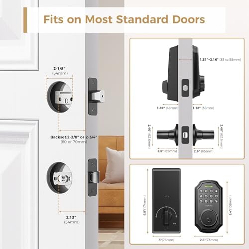 Keyless Front Door Lock Set with App Control