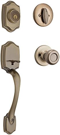 Kwikset Belleview Front Door Lock Handle Deadbolt Set