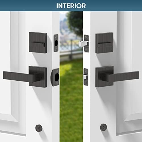 T ICONN Double Front Door Handle Set