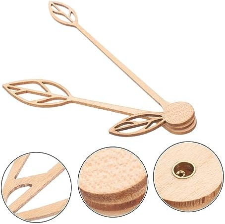 Homoyoyo Clock Repair Kit - Maple Wood Clock Hands for Digital Alarm Clocks