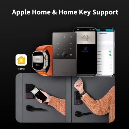 Aqara Smart Lock U100 with Apple Home Keyboard Entry More