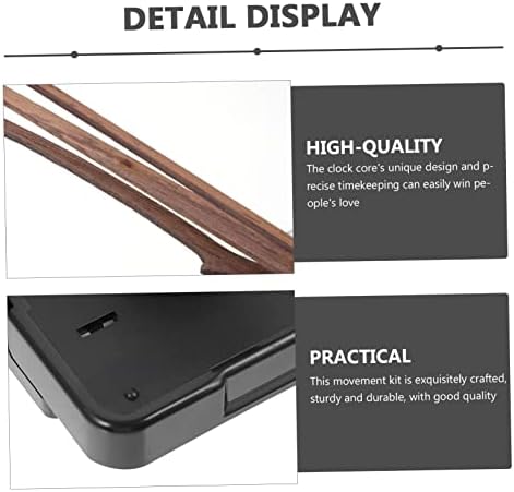 Replacement Clock Hands Kit - Walnut Wood Set for Wall Clock Movements