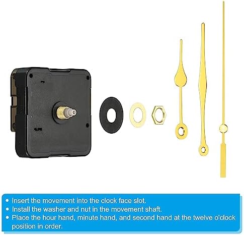 High-Quality PATIKIL Clock Mechanism Replacement Kit