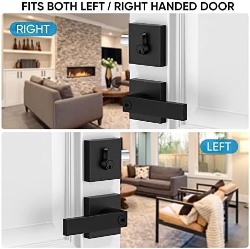 Superior Quality Black Door Handle