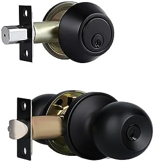 Secure Front Door Lock Set for Exterior Doors