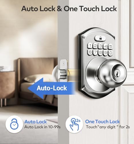 decessor Deadbolt with Keyless Keypad Entry and One-Time Code Security