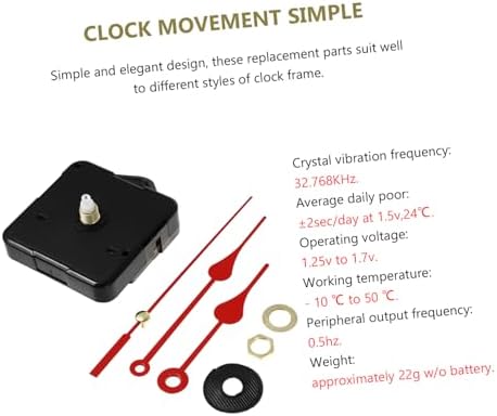Simple Elegant Quartz Clock Movement Set for Your Home