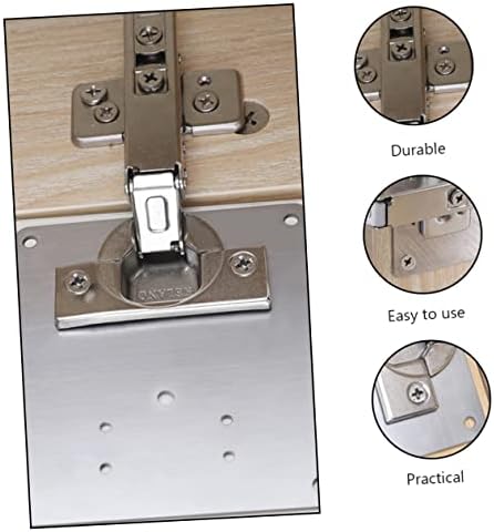 Sturdy Stainless Steel Hinge Repair Plates