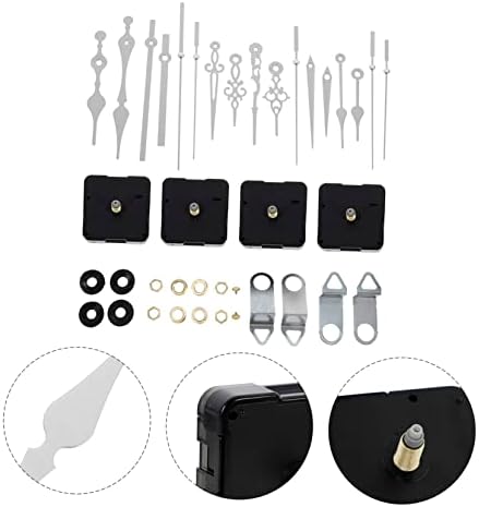 4-Pack DIY Clock Movement Kit Quentinian-InsPIred Clock Hands Easy to Install