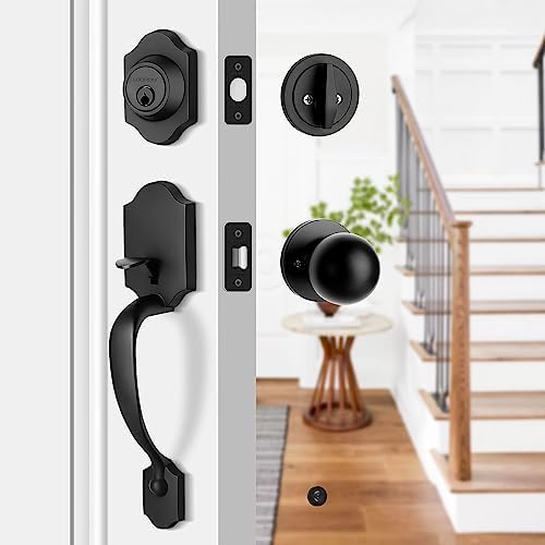Curved Door Handle Set with Strength and Style United States