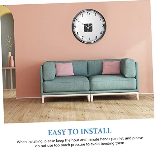 Homoyoyo Wall Clock Mechanism Replacement - Battery Operated Ticking Clock Movement with Modern Design