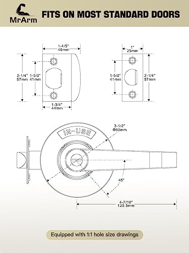 Privacy Indicator Door Handle