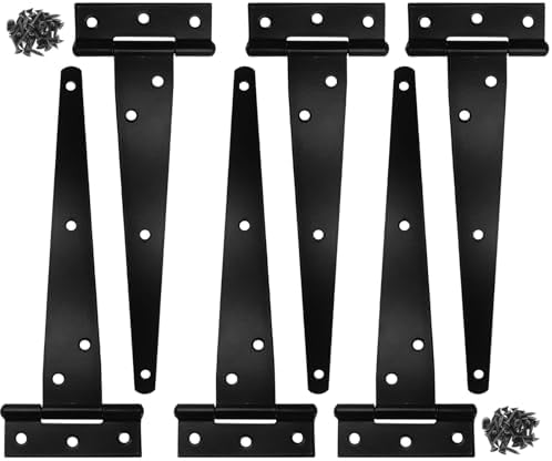 Rust-Resistant T-Strap Hinges for Wooden Fences