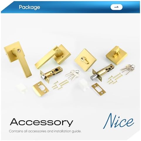 High-Quality Door Handle and Deadbolt Set for Home Office Use