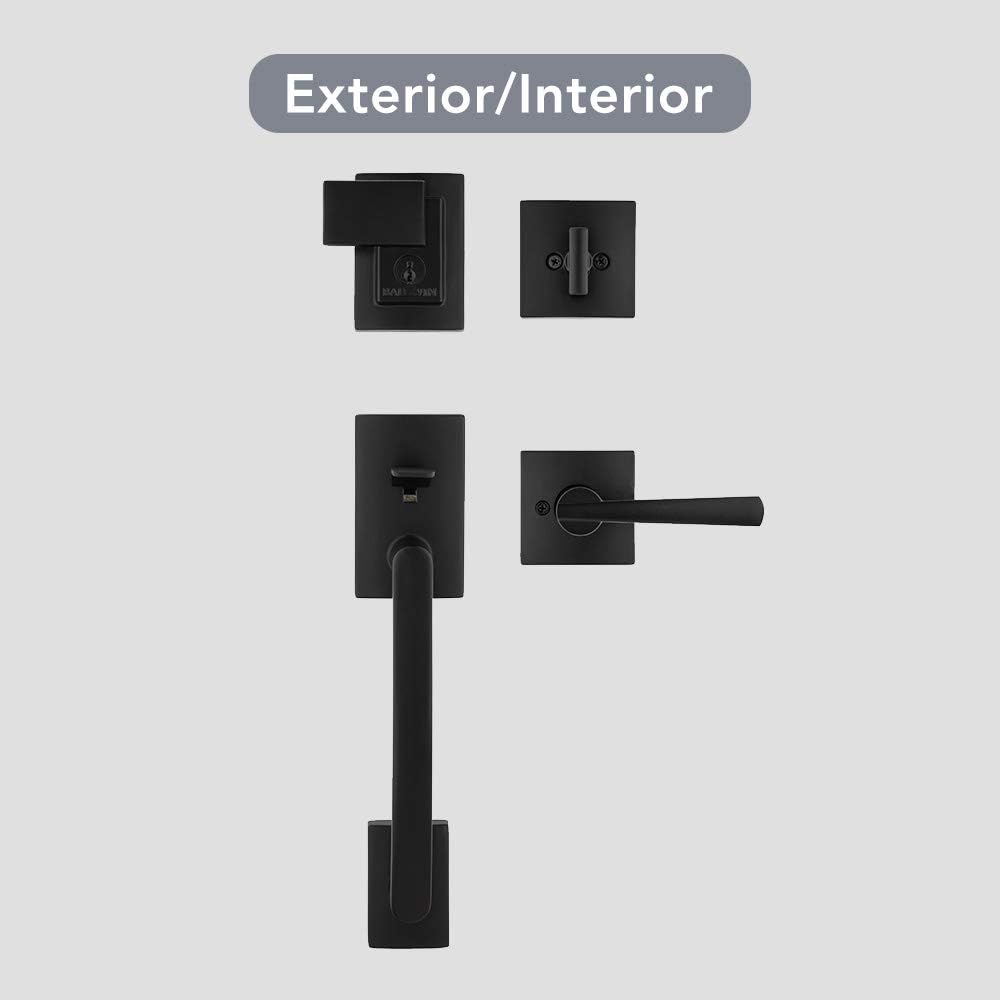 Secure and Modern Front Entry Door Handleset