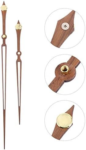 Hemobllo Wooden Clock Hands Strip Pointer for Wall Clocks