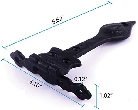 Welcome to Home Smooth Operation 6-Inch Painted Wrought Iron Door Hinges