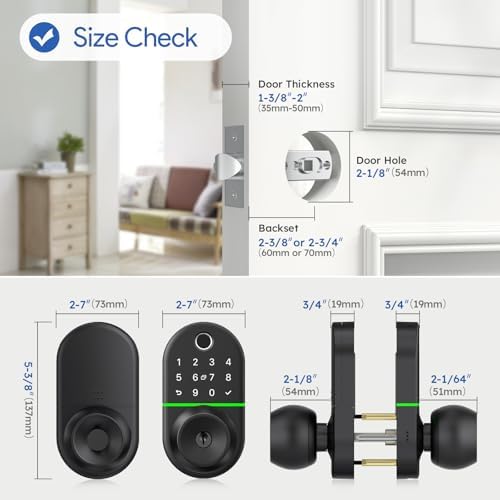 Secure Front Door with Keyless Entry