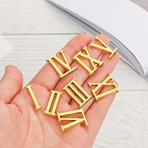 DIY Digital Clock Numbers Kit - Roman Numerals Silver