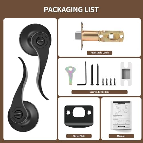 Moquin Wave Design Door Lever - Elevate Your Home Security with Style