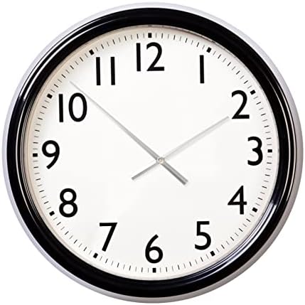 Precision Battery-Operated Clock Movement Kit with Silver Shaft and Handles