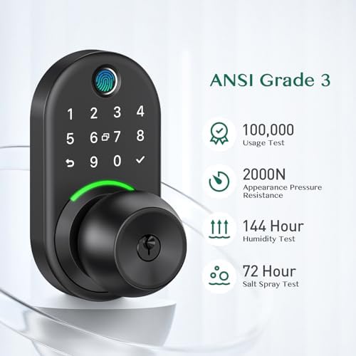 Secure Smart Door Lock with Keypad Keyless Entry for Your Home
