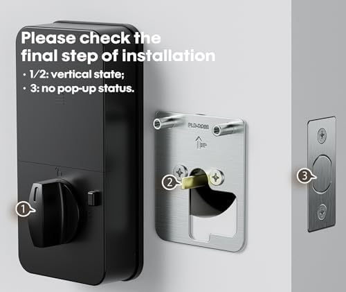 Smart Door Lock Set with WiFi Mechanic Handles