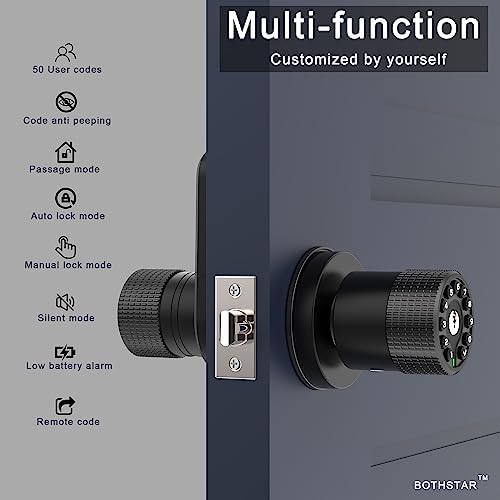 Secure Keyless Door Lock with 50 User Codes